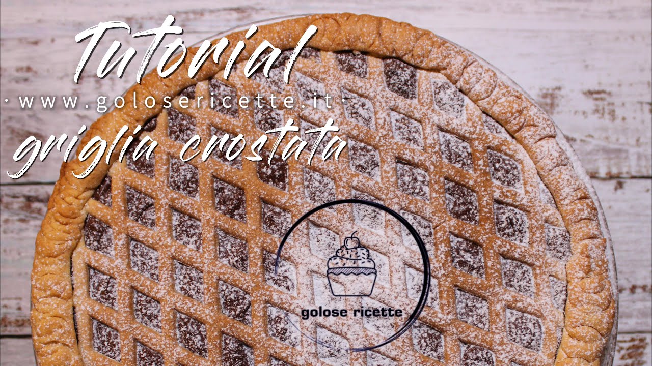 Video Tutorial come fare una perfetta griglia decorativa per crostata