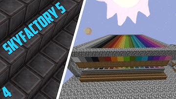 How To Automate Dye & Sand in Skyfactory 5 Ep4