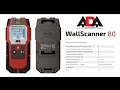 Детектор скрытой проводки ADA WallScanner 80. Описание и тест драйв.