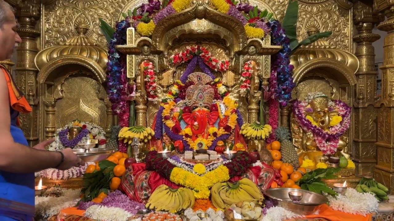 श्री सिद्धिविनायक LIVE आरती दर्शन | Siddhivinayak Ganpati Dadar Aarti🙏🏻 ०३/०२/२०२६🛕