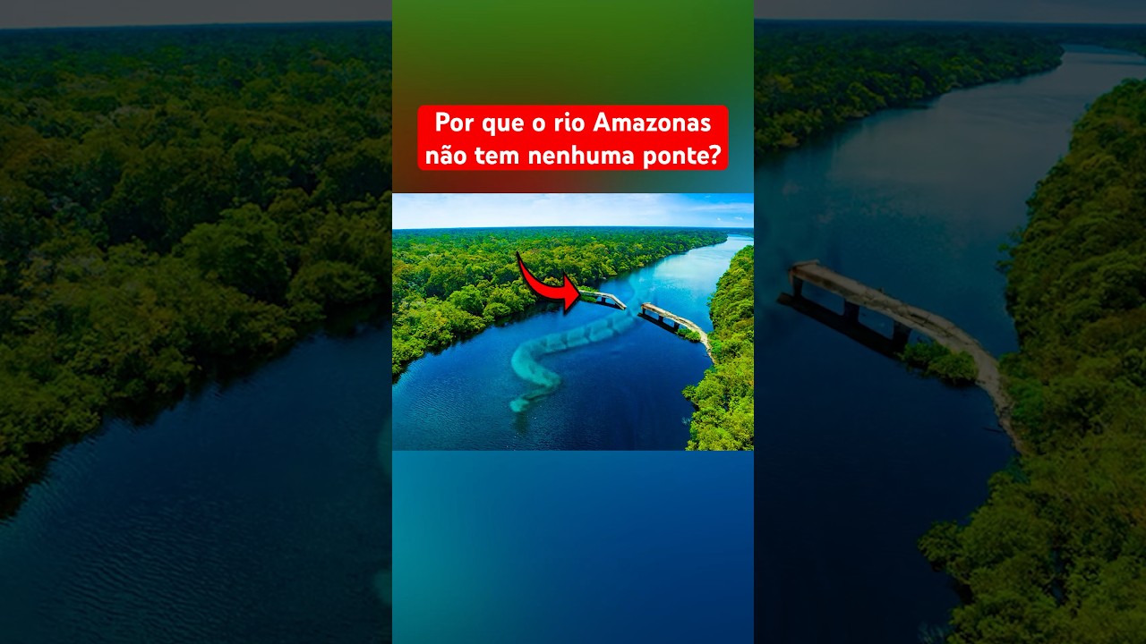 PORQUE O RIO AMAZONAS NÃO TEM NENHUMA PONTE?