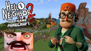 Building Hello Neighbor 2 (FULL GAME) In minecraft screenshot 4