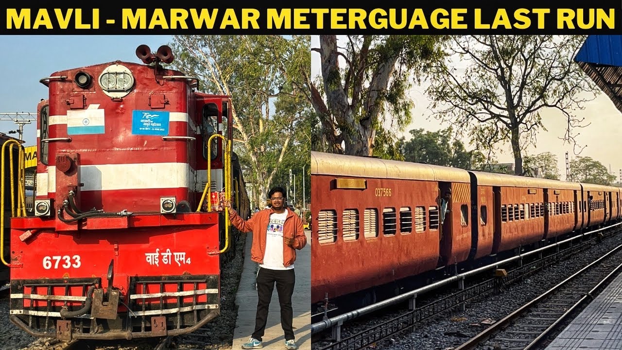 Mavli - Marwar Meter Guage Train Journey *Akhri safar isme*