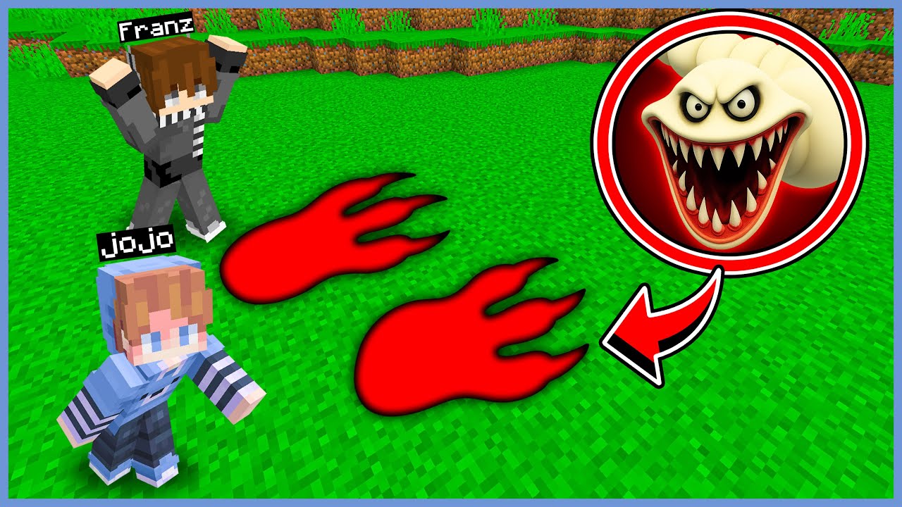 JOJO & FRANZ MENEMUKAN JEJAK KAKI MONSTER HUNGRY WORM di MINECRAFT!