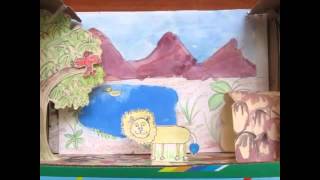 Lion And The Little Red Bird Gujarati Story Of Friendship