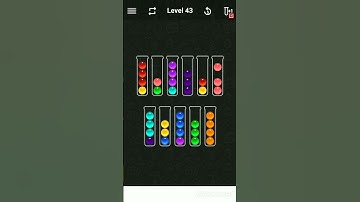 Ball Sort Color Water Puzzle 43