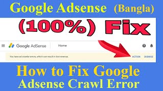 How to Fix Google AdSense Crawl Error