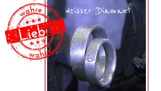 Kratzfeste Eheringe Mit Klassichem Diamant