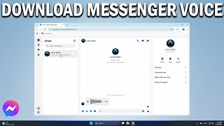 How To Download Voice Message From Messenger On PC Laptop Wealth