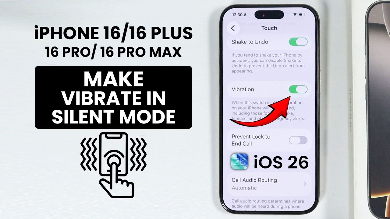 iPhone 16, Pro: How to Make iPhone Silent with Vibration iOS 26
