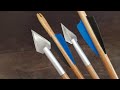 How to Make Broadhead Arrows From an Old Saw Blade