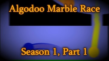 Algodoo Marble Race - Season 1, Part 1