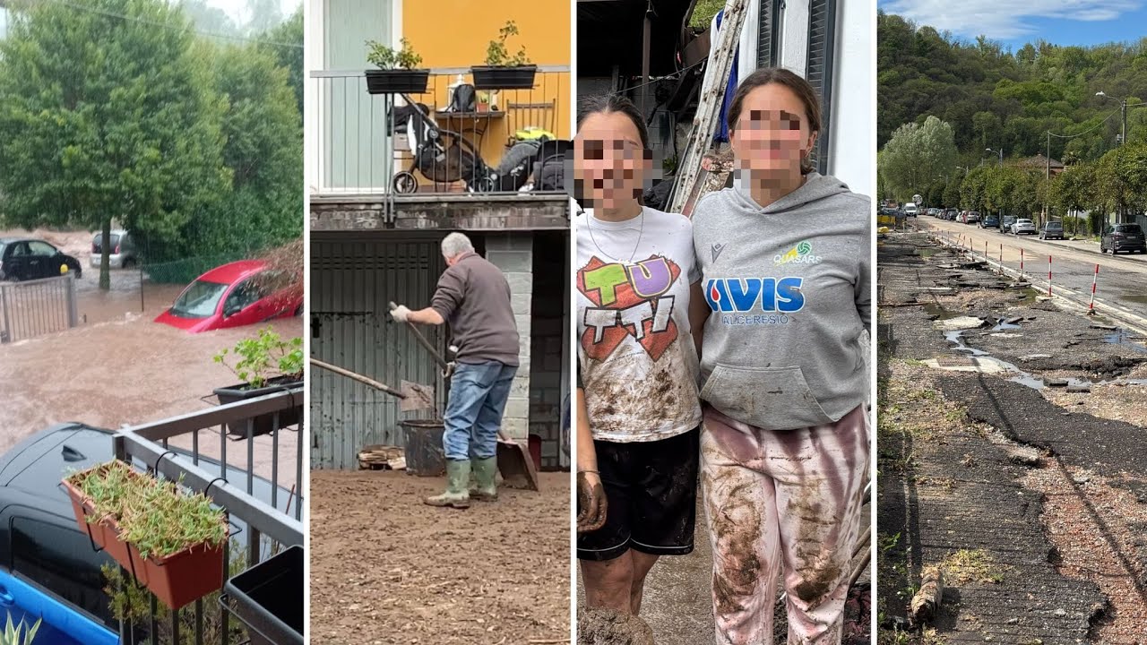 Nubifragio a Valganna, Varese e Induno: viaggio nei luoghi colpiti