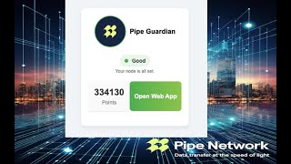 Famous Video introduce for installing and mining PIPE NETWORK Node Depin Wealth