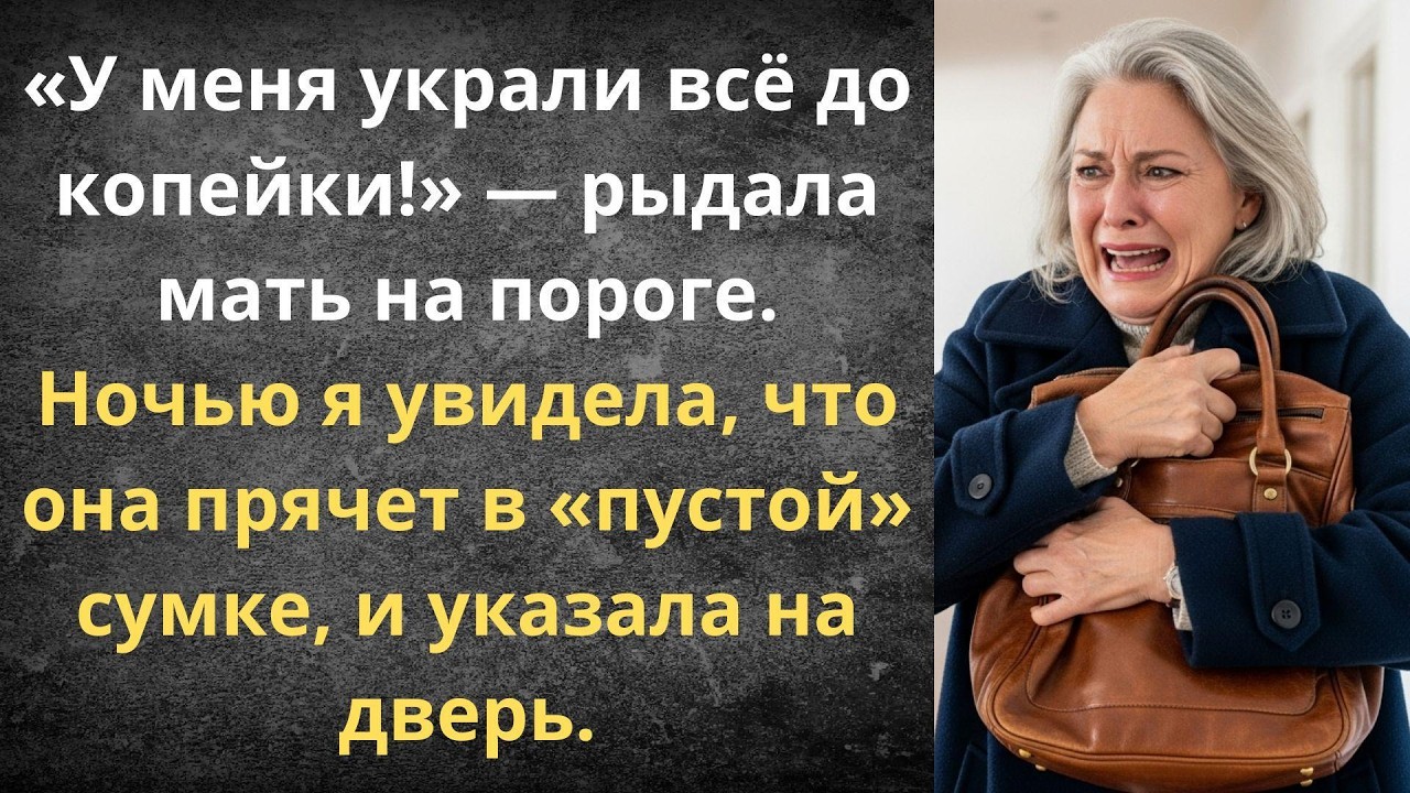 Мама притворилась нищей, чтобы я платила | Истории из жизни