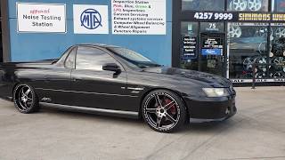 Walk around this Holden VZ ute fitted with Prodrag rims