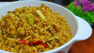 NASI GORENG SAMBAL TUMIS IKAN BILIS MUDAH DAN SEDAP