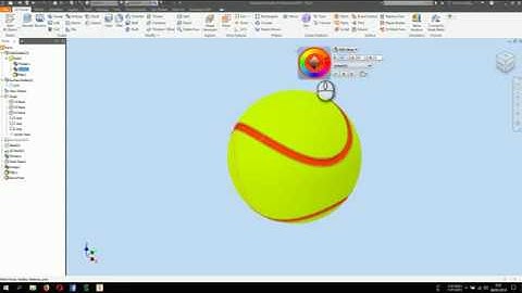 Autodesk Inventor 2018: Tennis Ball