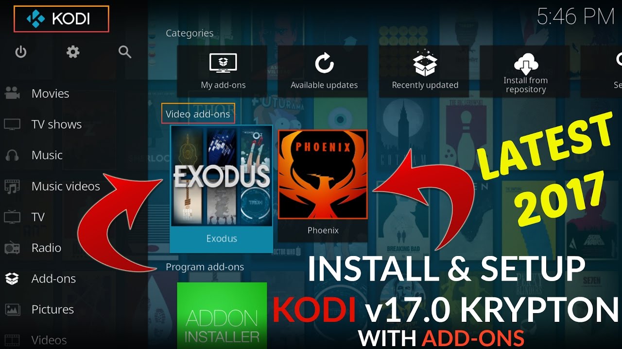 Install & Setup Latest KODI v17.0 Krypton & Addons 2020!