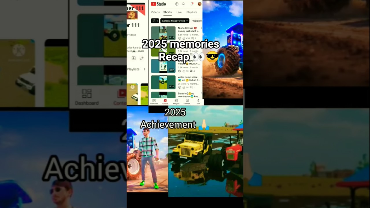 2025 MEMORIES RECAD👀🙏🏻 Indian vehicle 3D game #shots #viralvideo #trending #2025 #memories