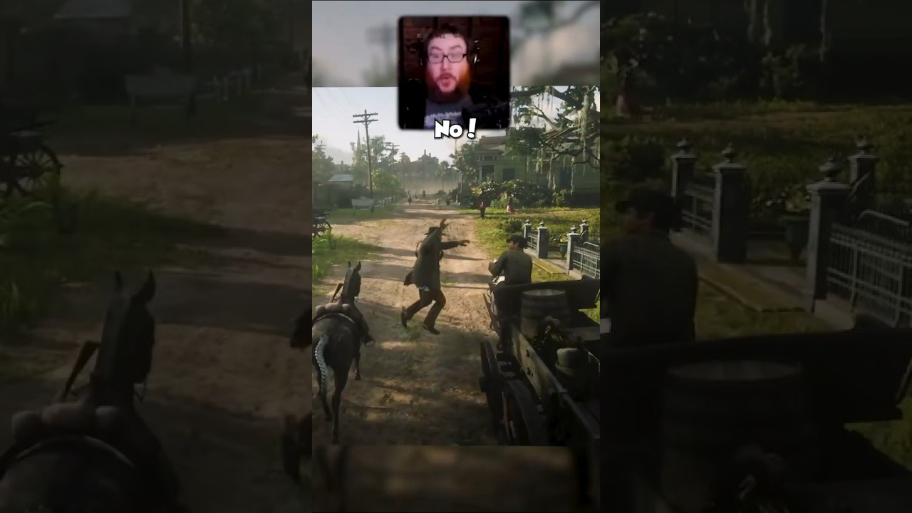Accidentally Turned a Friendly NPC Into an Enemy 😂 (RDR2)