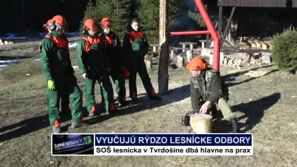 Na SOS V Tvrdosine vyucuju rydzo lesnicke odbory