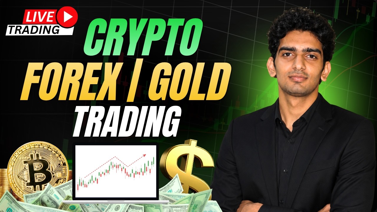 BTC , FOREX & GOLD LIVE TRADING | Trade Like Harshit | #btc #gold #livetrading
