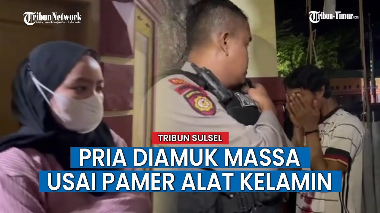 Pria di Makassar Diamuk Warga Usai Perlihatkan Kemaluannya
