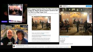 The Rolling Stones "Mick Jagger" went unnoticed (except for Beatle Brad) at a North Carolina Bar.