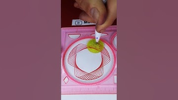 What does this pattern resemble?🤔 Magic Ruler #2024 #shorts #spirograph #short