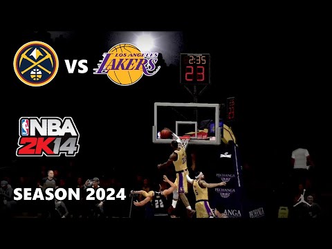 Denver Nuggets VS Los Angeles Lakers Season 2023 2024 Full Game Highlights NBA2K24