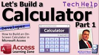 How to Build an On-Screen Calculator in Microsoft Access VBA - Part 1 screenshot 4