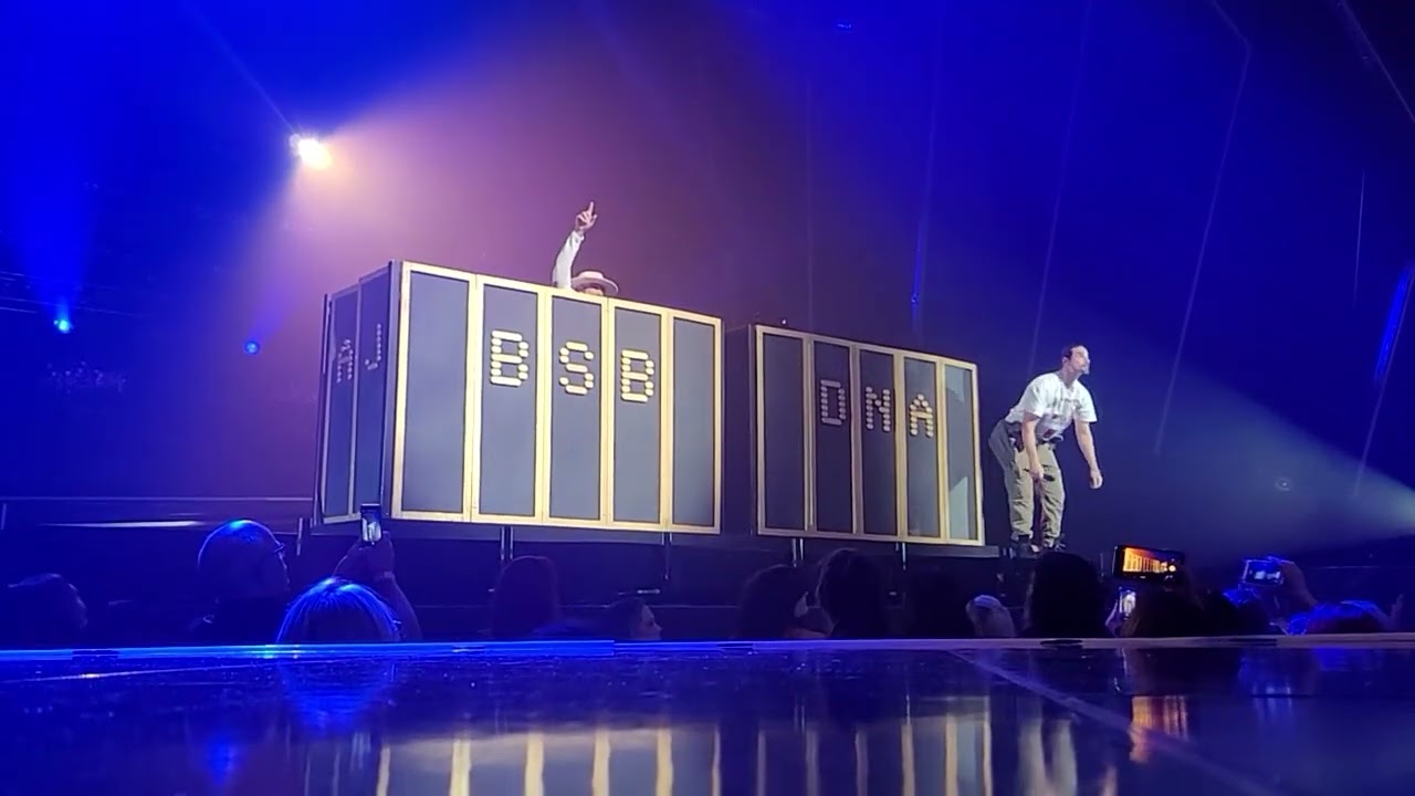 Backstreet Boys DNA World Tour - Las Vegas 4/8/22 - AJ & Kevin Changing and Passionate