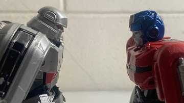 Megatron & Optimus Rise scene - Transformers One - Stop Motion (REMAKE)