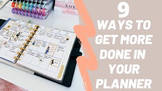 9 Ways To Get More Done With Your Planner