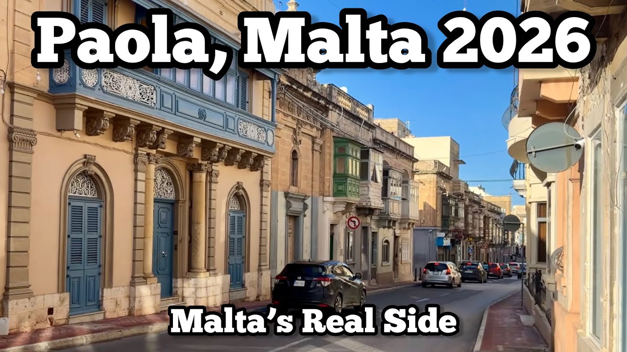 Пешеходная экскурсия по Паоле, Мальта 🇲🇹