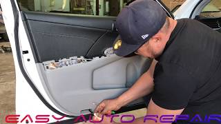 COMO REMOVER TAPICERÍA DE LA PUERTA O DOOR PANEL 2012 / 2015 TOYOTA CAMRY COMO REMOVER TAPICERÍA DE LA PUERTA O DOOR PANEL 2012 / 2015 TOYOTA CAMRY