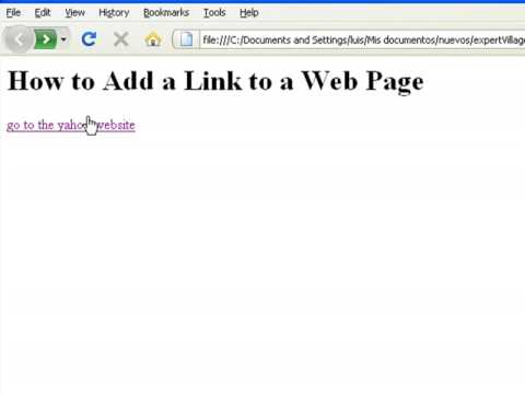 How To Make A Hyperlink