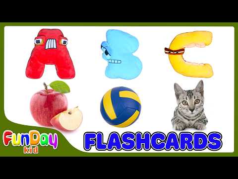 Alphabet Lore ABC Flashcards for Toddlers & Kids | Human Alphabet | Learn ABC -@FunDayKid