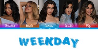 Fifth Harmony - Weekday Color Coded Lyrics Harmonizer Lyrics