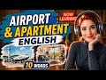 Airport English &amp; Renting a Flat Abroad — Real Conversations, Vocabulary &amp; Sleep 