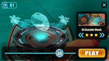 Tiny Robots Recharged Level 34 || Seaside Shack || Walkthrough Solution.