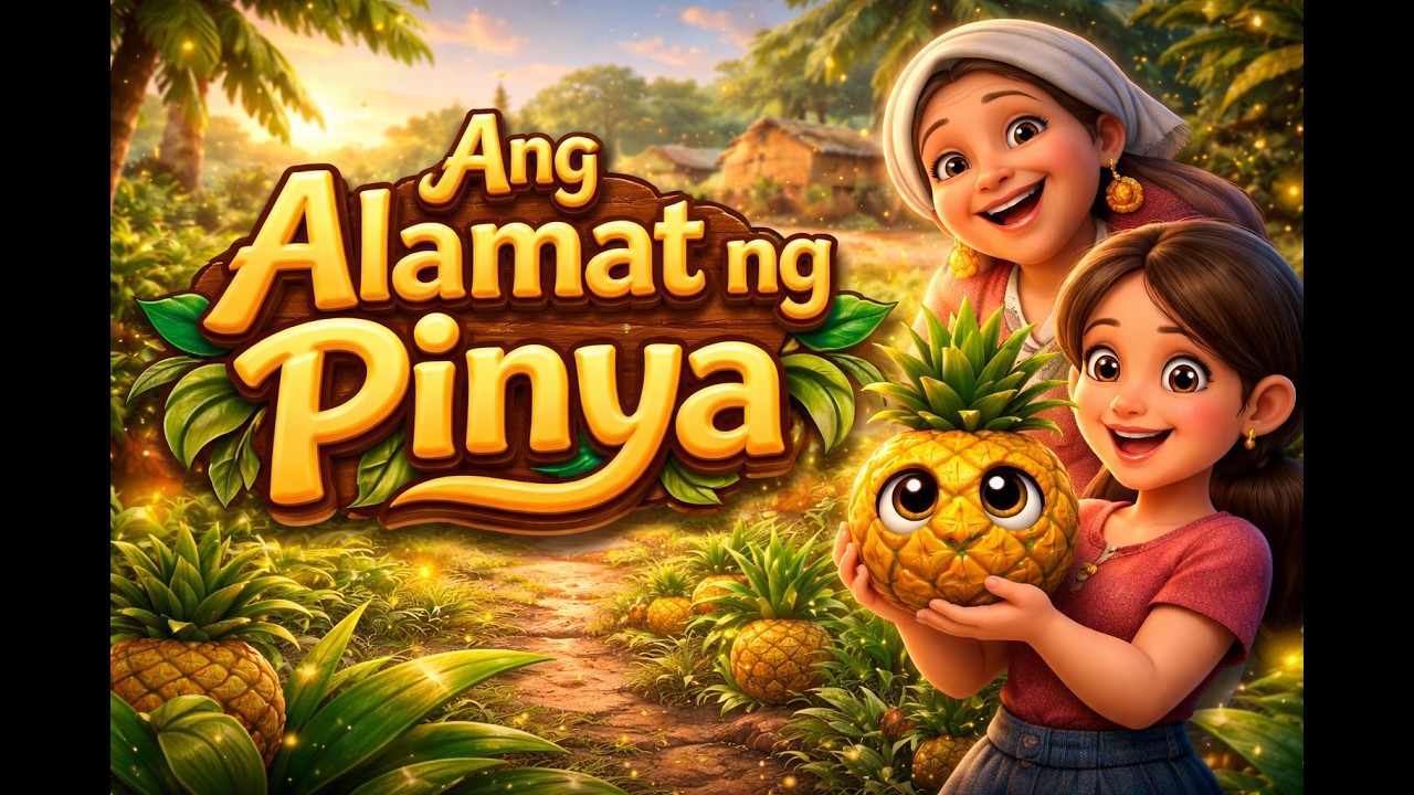 Pinya Animation Ang Alamat ng Pinya (3D Animated Story | Filipino Folktale) 🍍- Kulay at ...