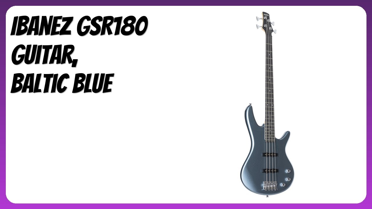 REVIEW (2026): Ibanez GSR180 Guitar, Baltic Blue. Features - YouTube
