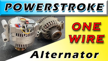POWERSTROKE ALTERNATOR  |  POWERSTROKE ONE WIRE ALTERNATOR (PART 2)