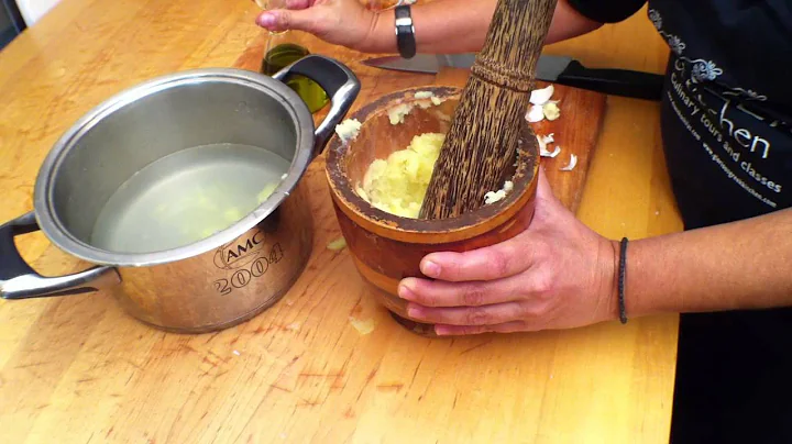 GreekFoodTV Skordalia -  Diane Kochilas, Athens, G...