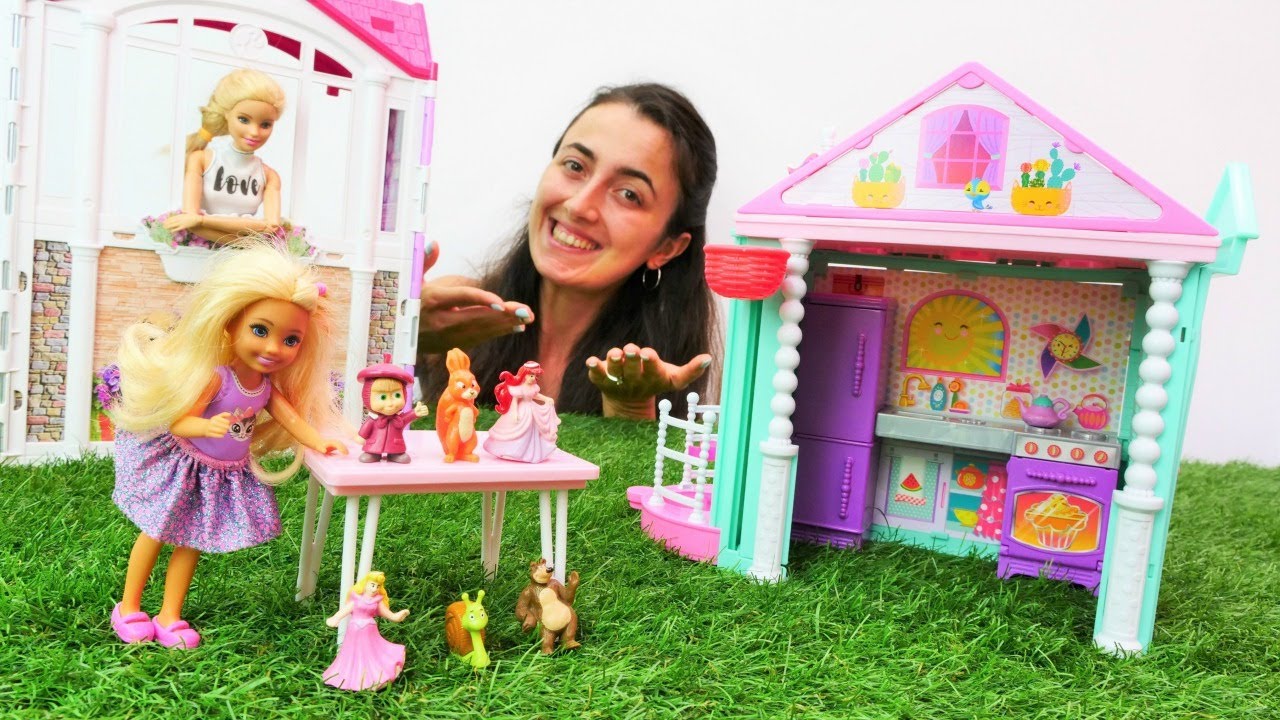 barbie oyunlari sevcan chelsea icin supriz oyun evi kuruyor youtube