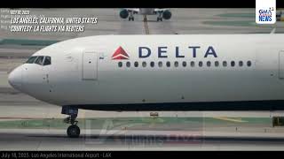 Download Lagu Delta Airlines flight engine catches fire during take-off in Los Angeles | GMA Integrated News MP3 Download Lagu Delta Airlines flight engine catches fire during take-off in Los Angeles | GMA Integrated News MP3