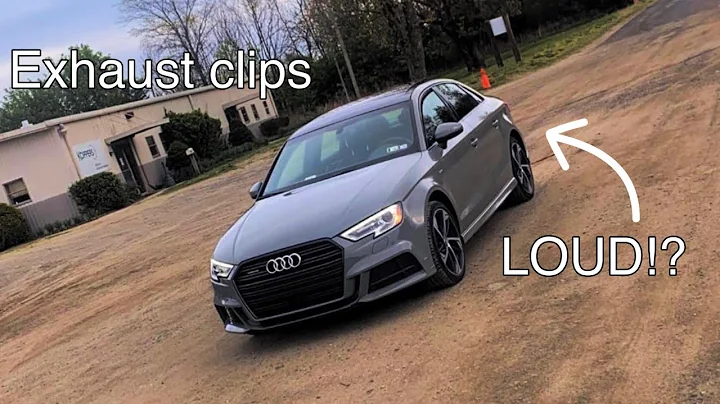 2020 a3 oem exhaust to catless down pipe to resonator delete