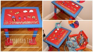 DIY - Make a Table from Cardboard || Craft-O-Berry